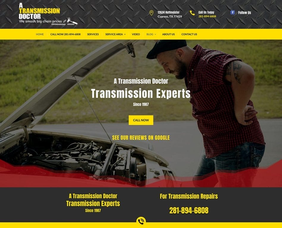 Auto Repair Shop Websites 1 auto repair website
